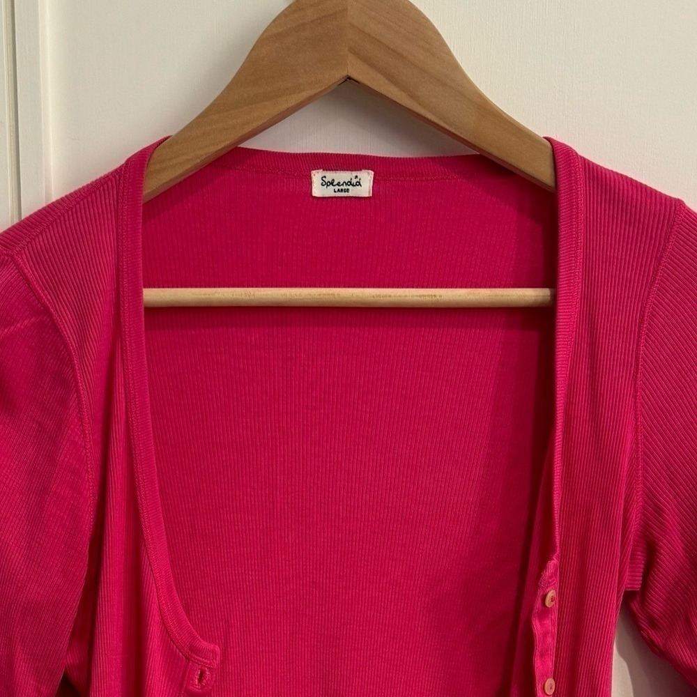 Splendid Ribbed  Sweater Cardigan - Picture 2 of 3